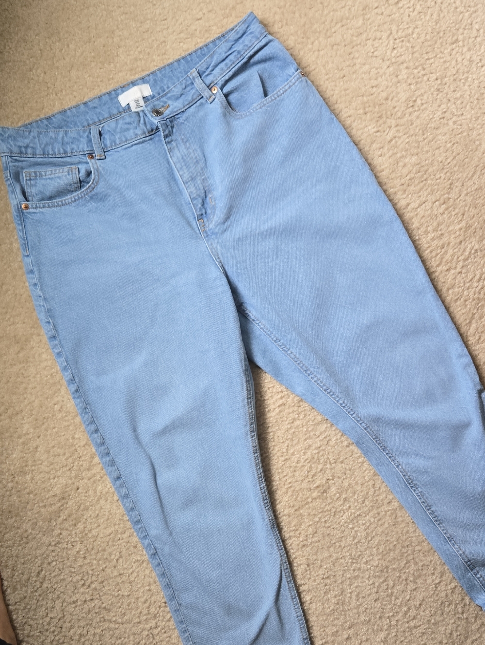 H&M Light Blue High-Rise Jeans